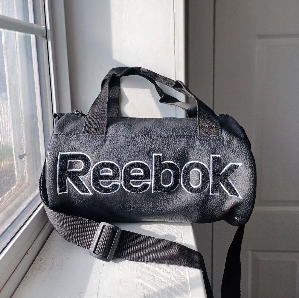Reebok Black Mini Duffle Gym Bag